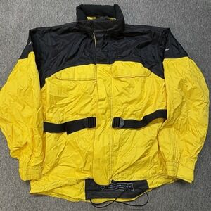 FIRSTGEAR Motorcycle Packable Jacket Mens Size XL Rain Coat First Gear